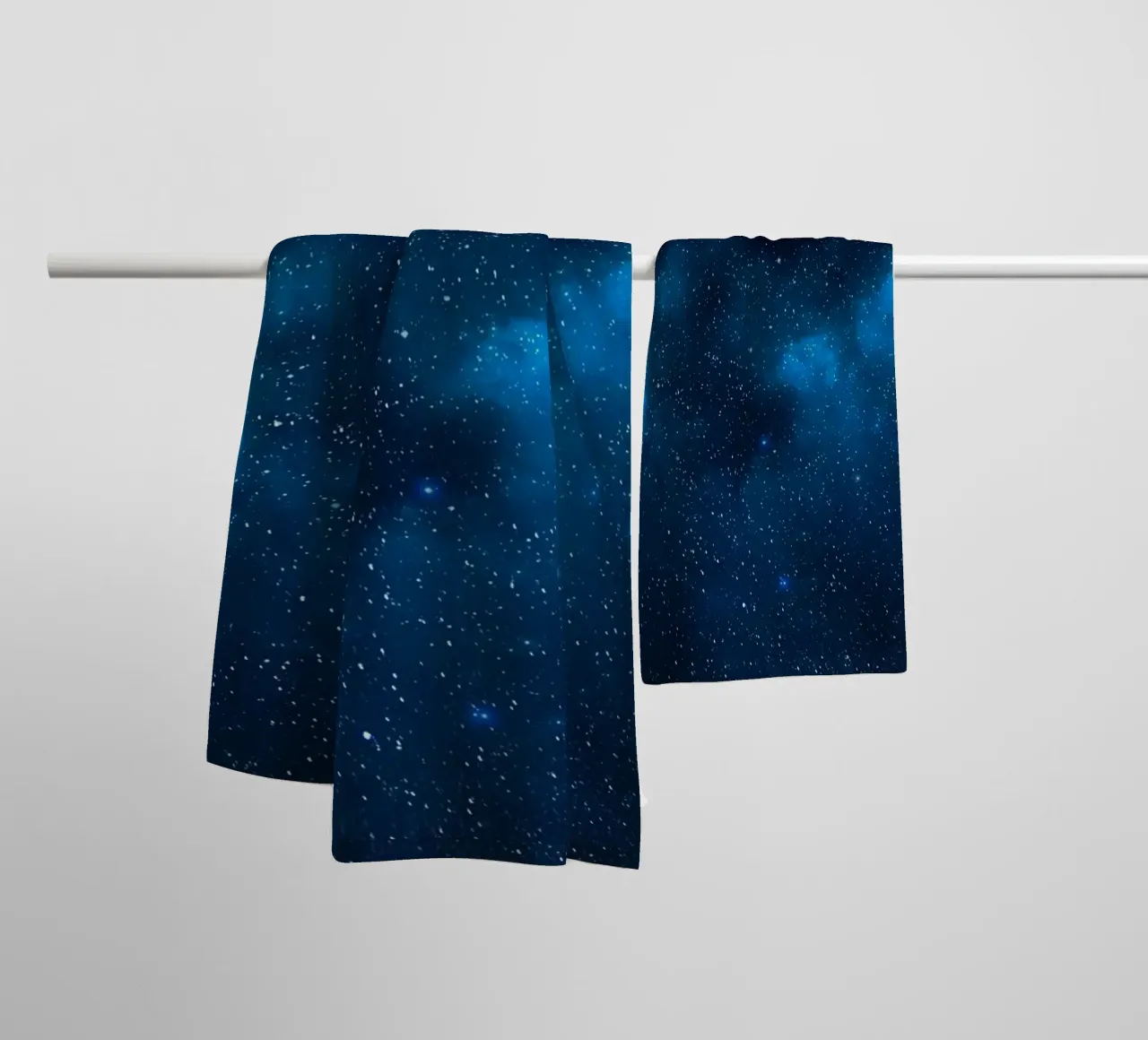galaxy night sky towel by Bleu