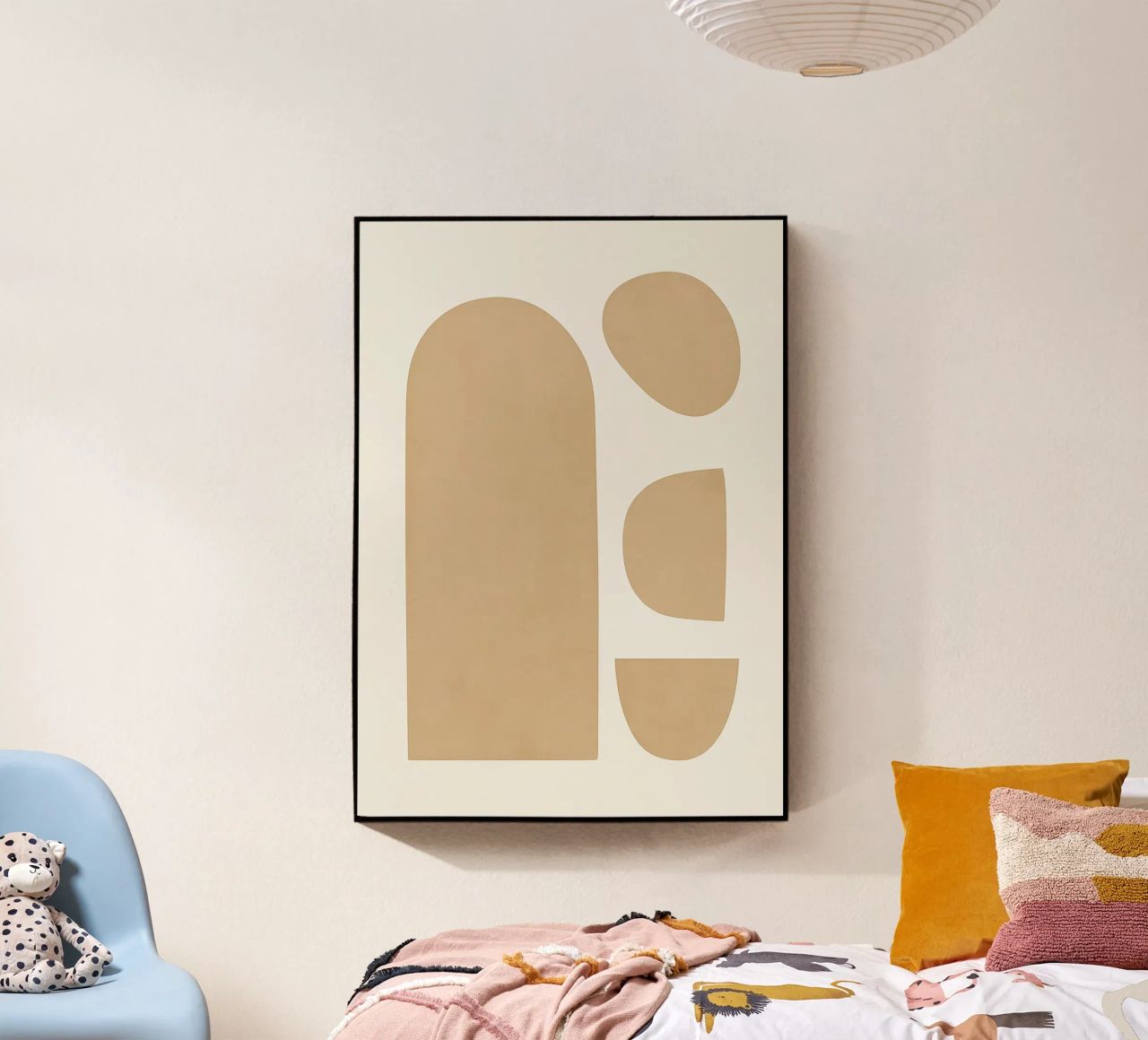 Neutral Geometric Forms plexiglass da Mosaic Dialogue