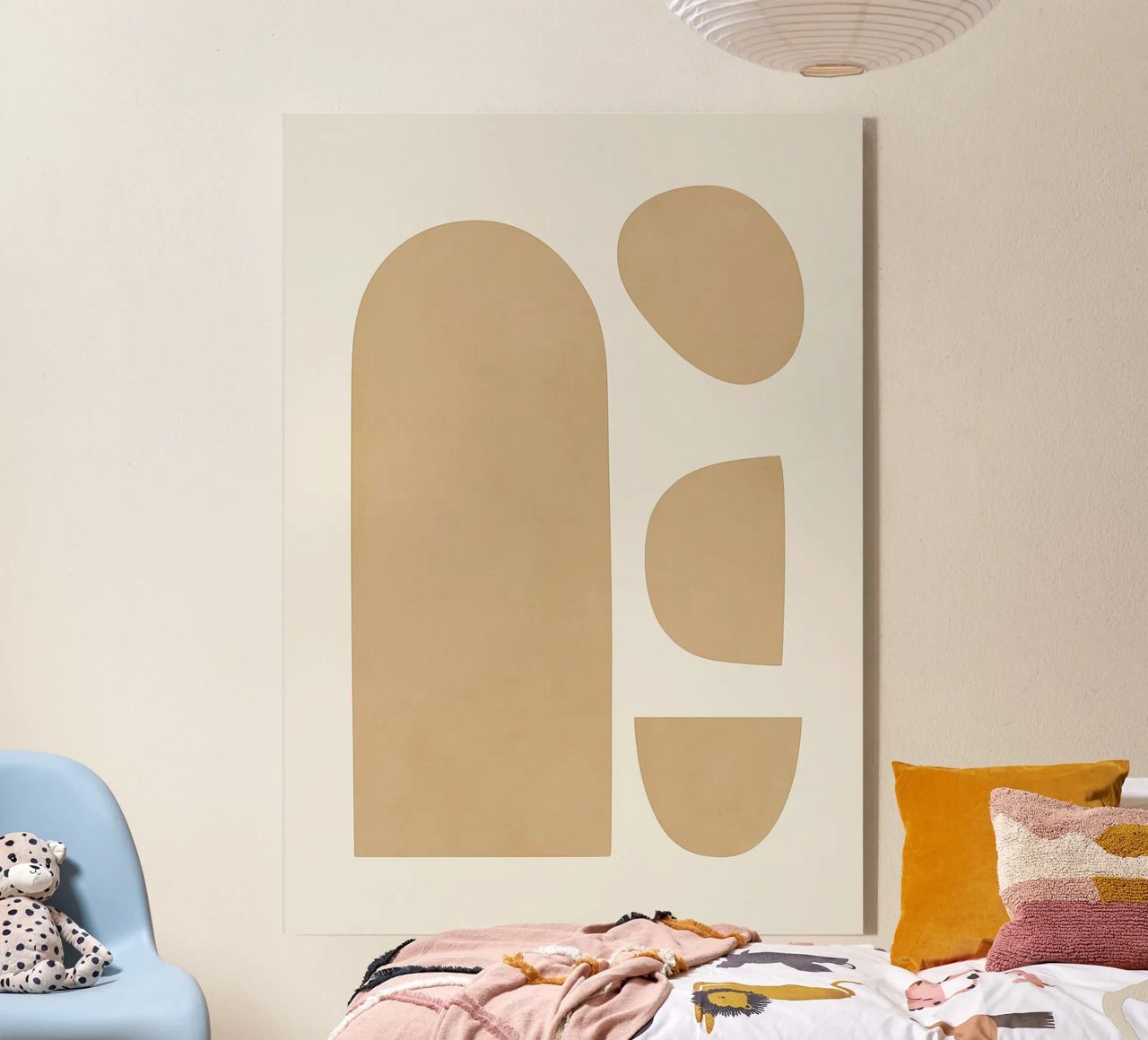 Neutral Geometric Forms plexiglass da Mosaic Dialogue