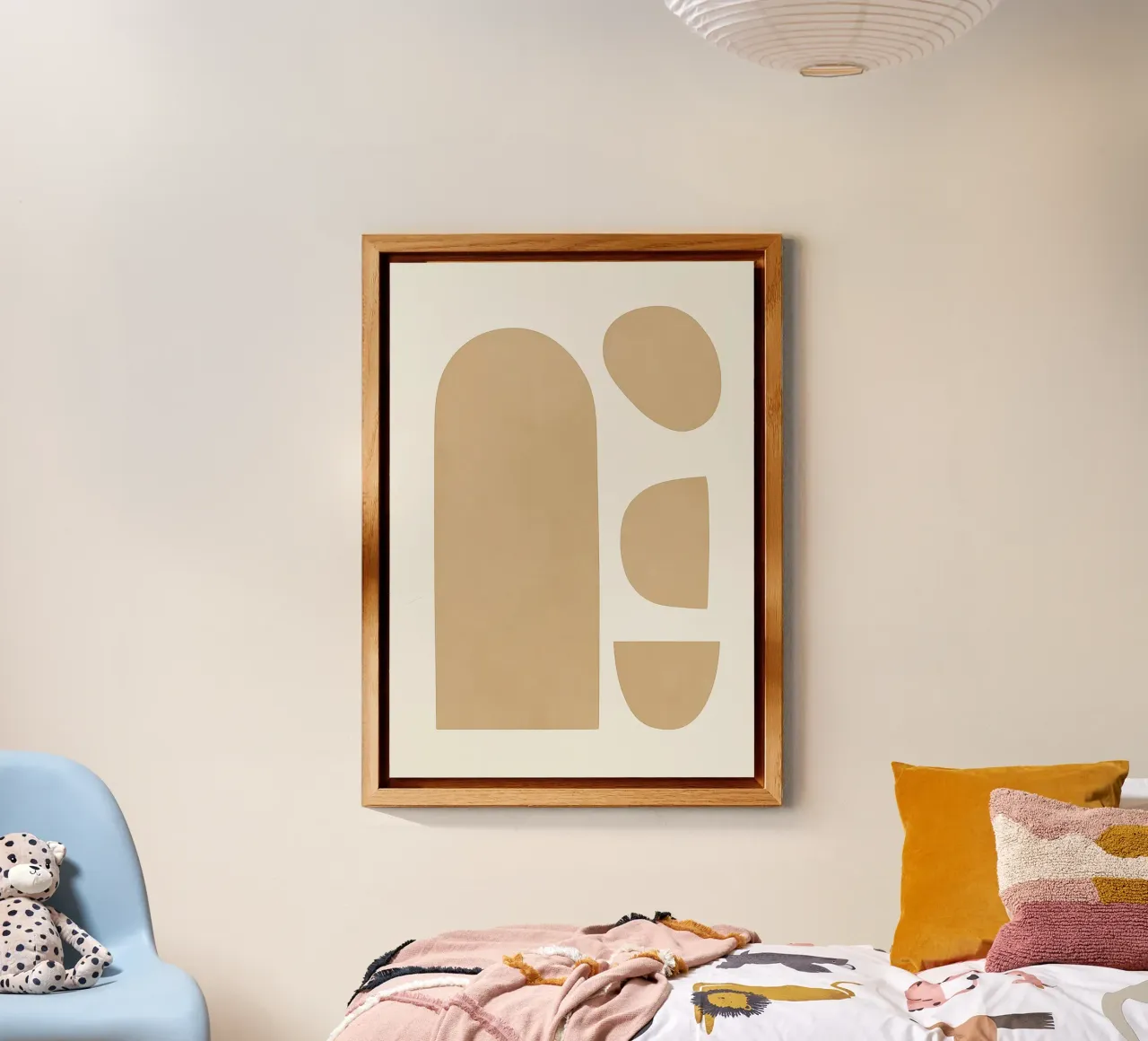 Neutral Geometric Forms alluminio dibond da Mosaic Dialogue