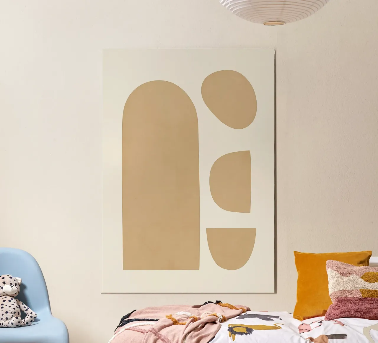 Neutral Geometric Forms alluminio dibond da Mosaic Dialogue