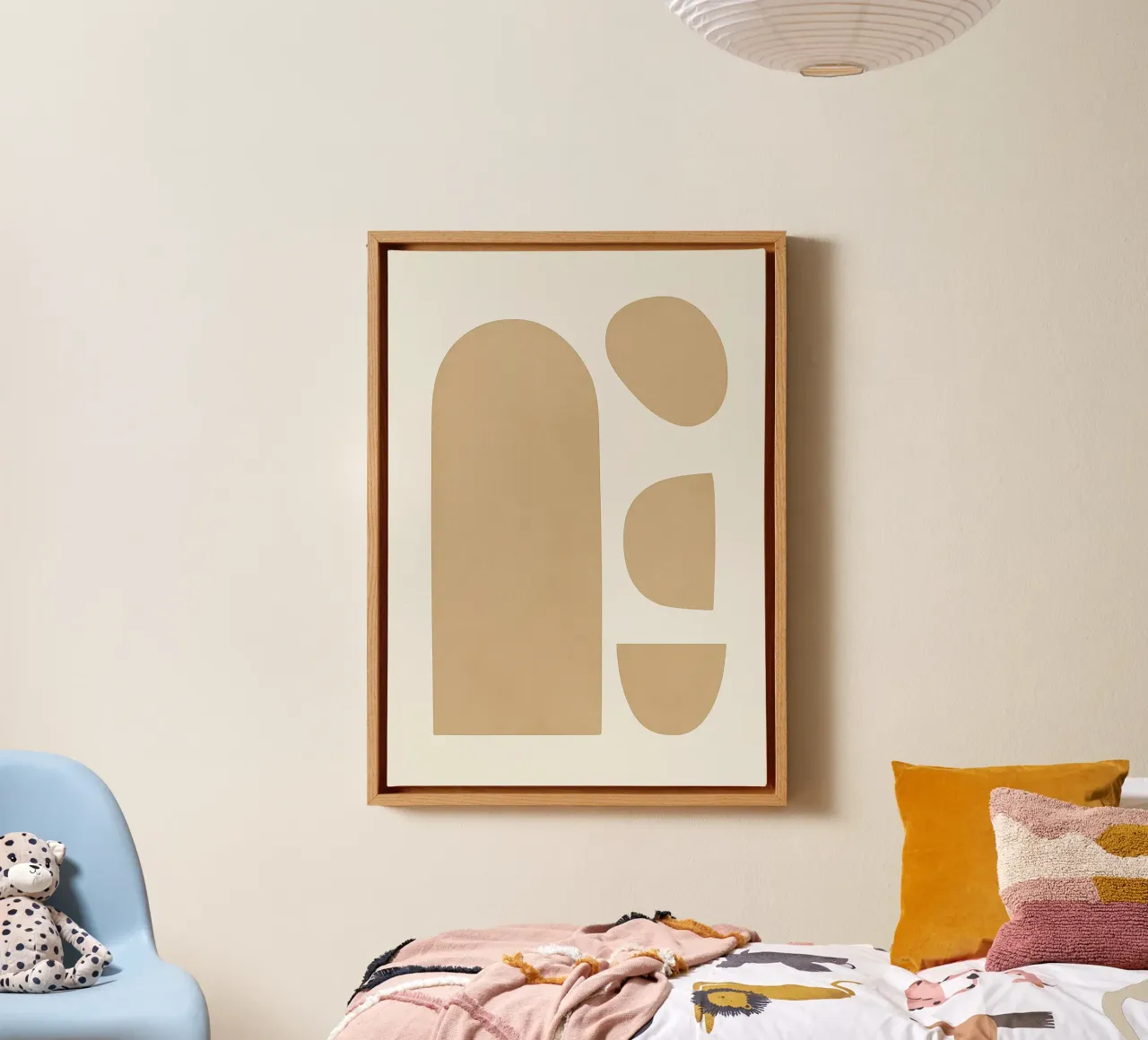 Neutral Geometric Forms tela da Mosaic Dialogue