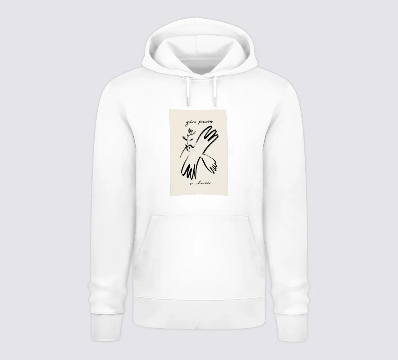 Dove of Peace 2 felpa con cappuccio da Graphite