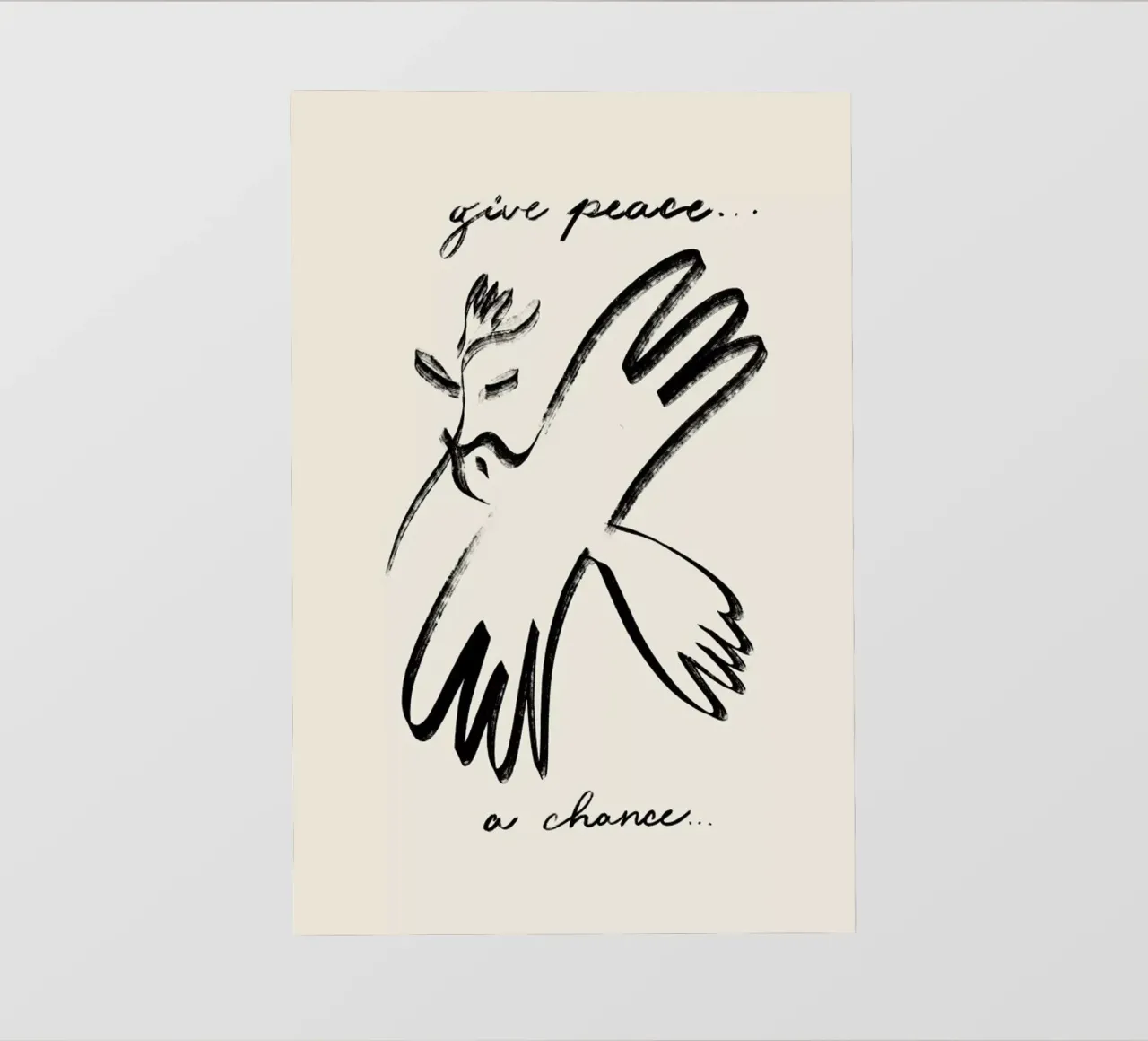 Dove of Peace 2 pellicola backlit da Graphite