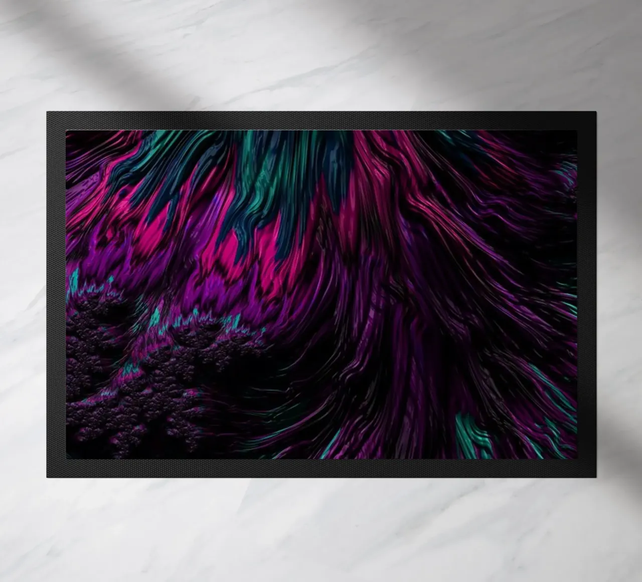 organic flow doormat by Bleu