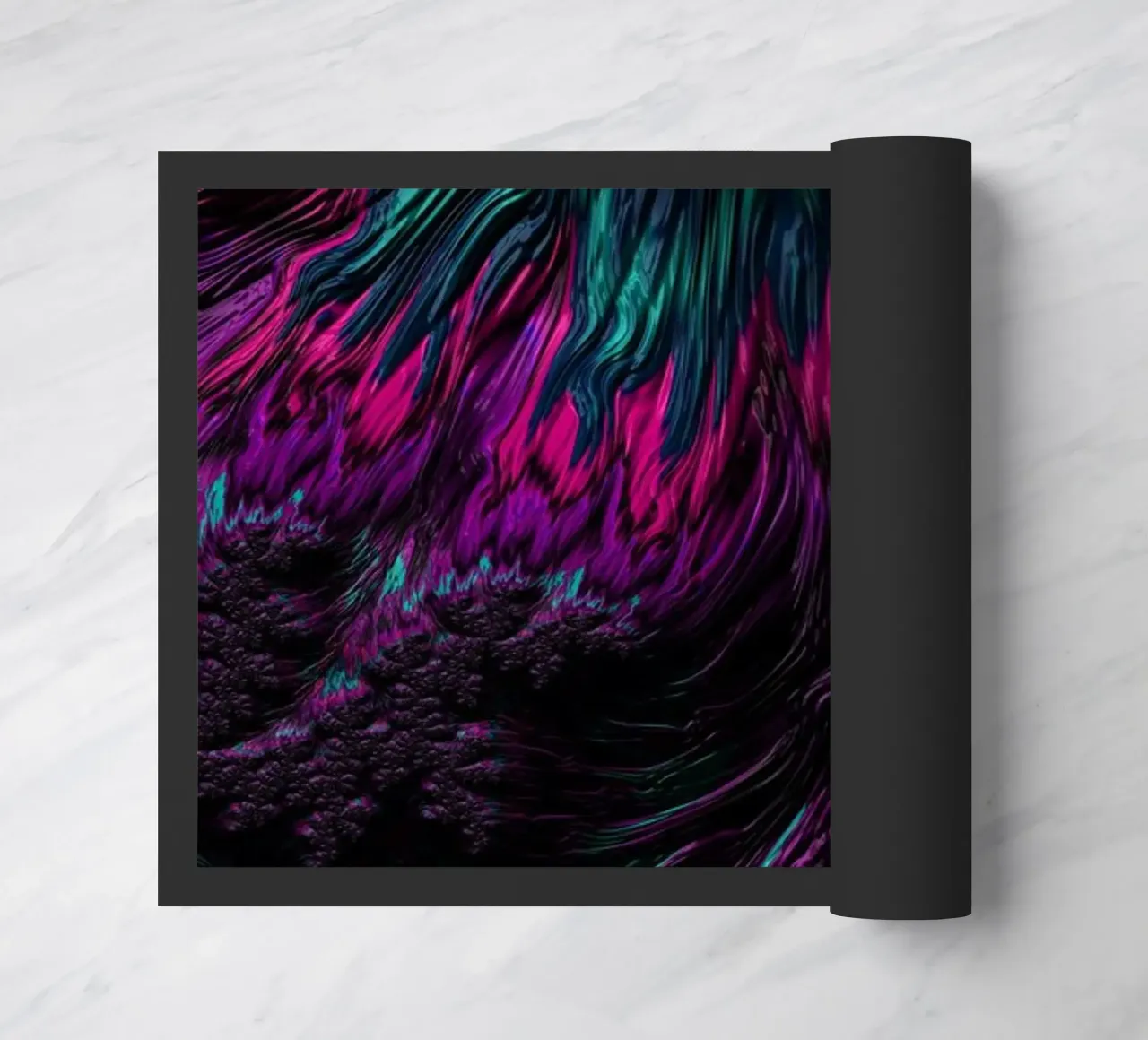 organic flow doormat by Bleu