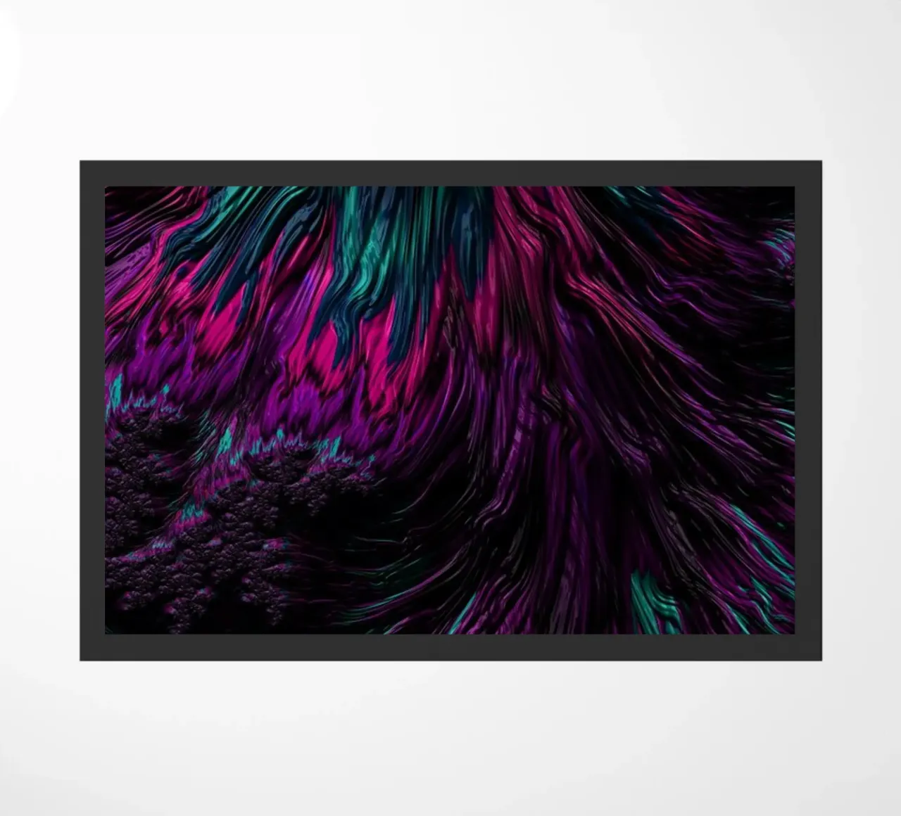 organic flow doormat by Bleu