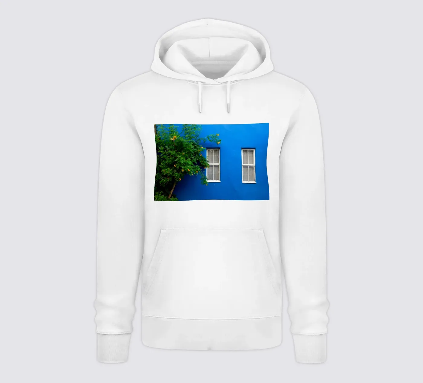décorer simplement sweat à capuche de Bleu