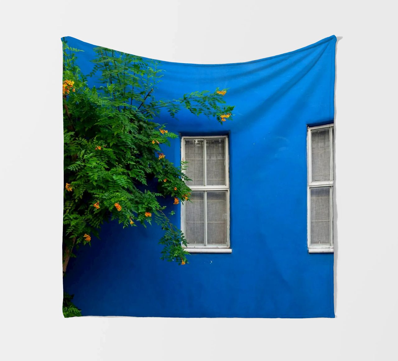 decorare in modo semplice coperta in pile da Bleu