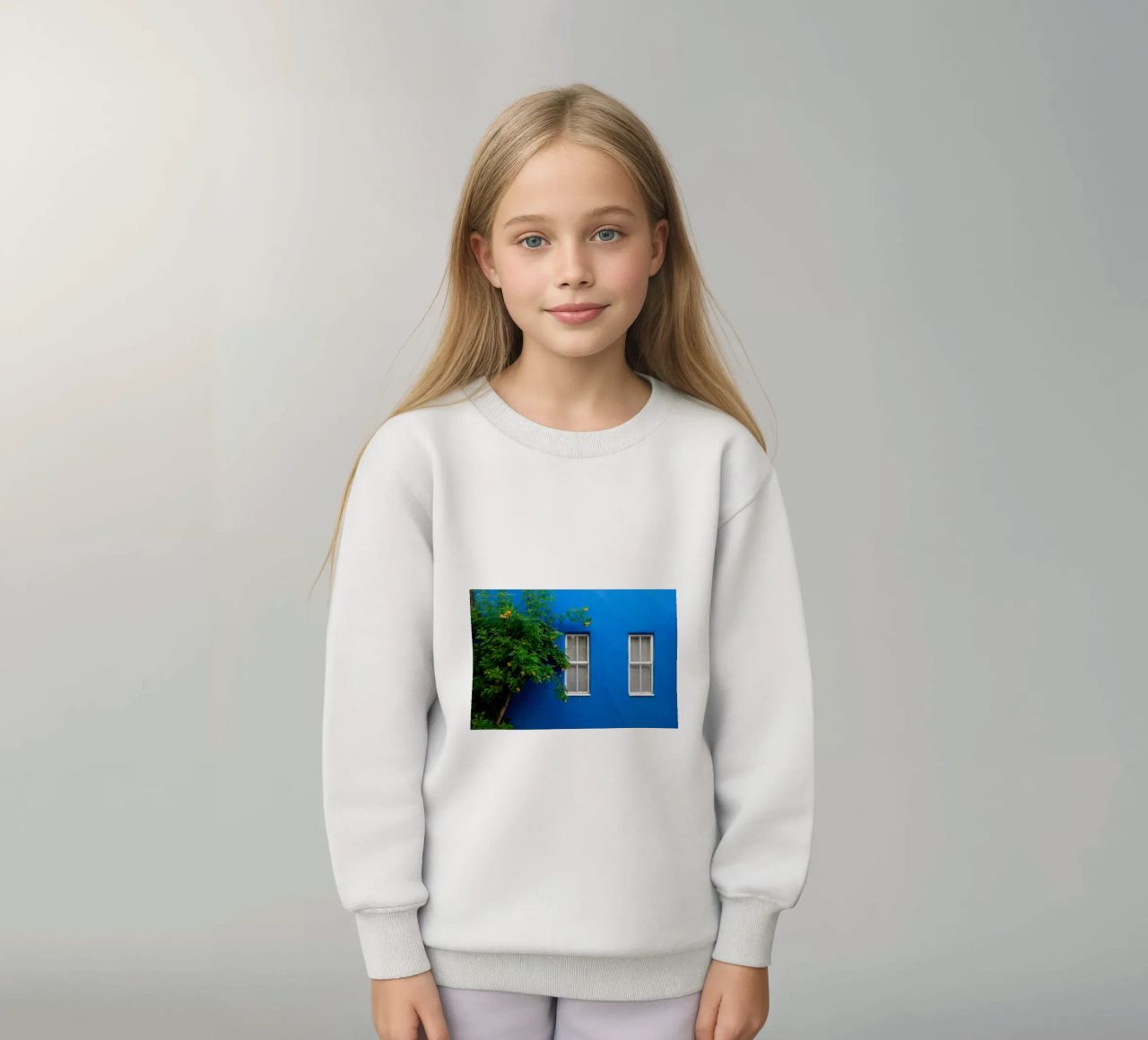 decorare in modo semplice felpa bambino da Bleu