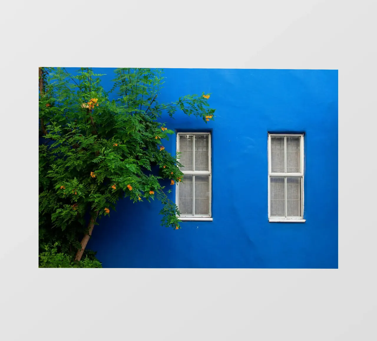 decorare in modo semplice telo in pvc da Bleu