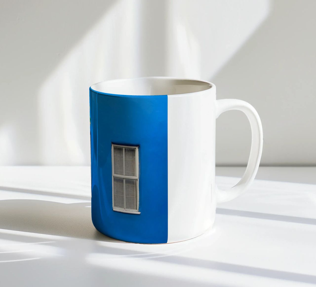 decorare in modo semplice tazza in ceramica da Bleu