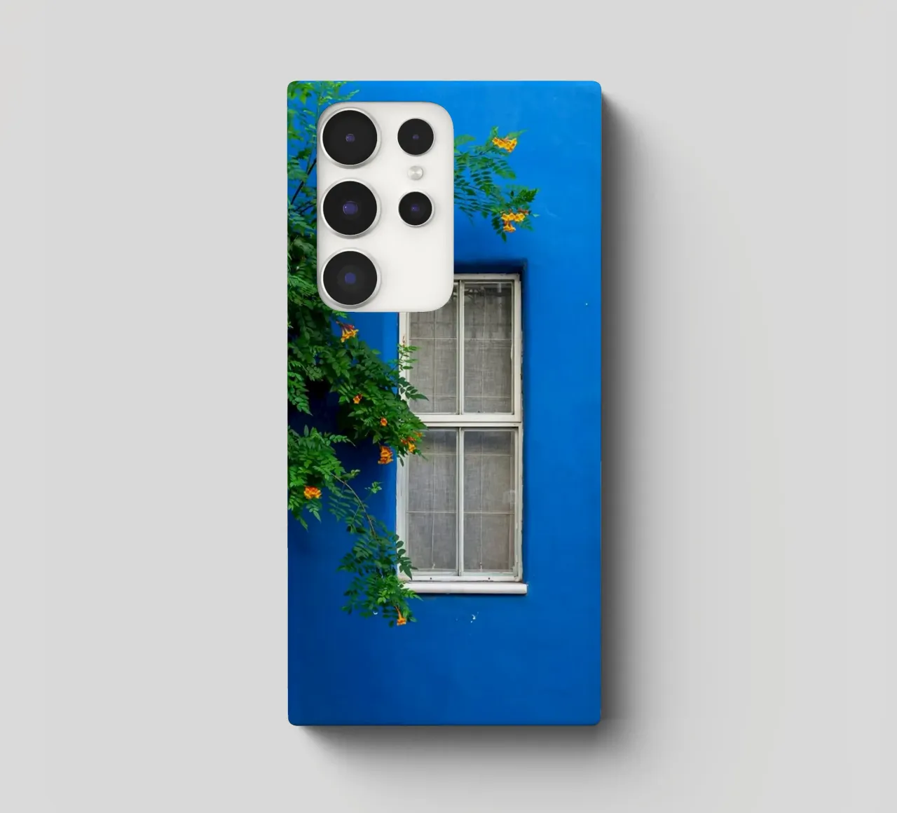 décorer simplement coque samsung de Bleu