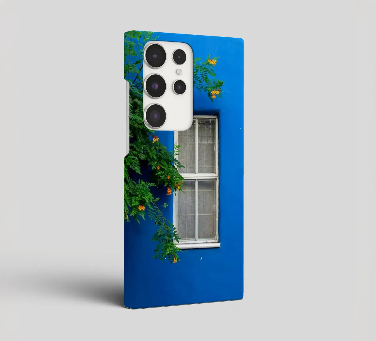 décorer simplement coque samsung de Bleu