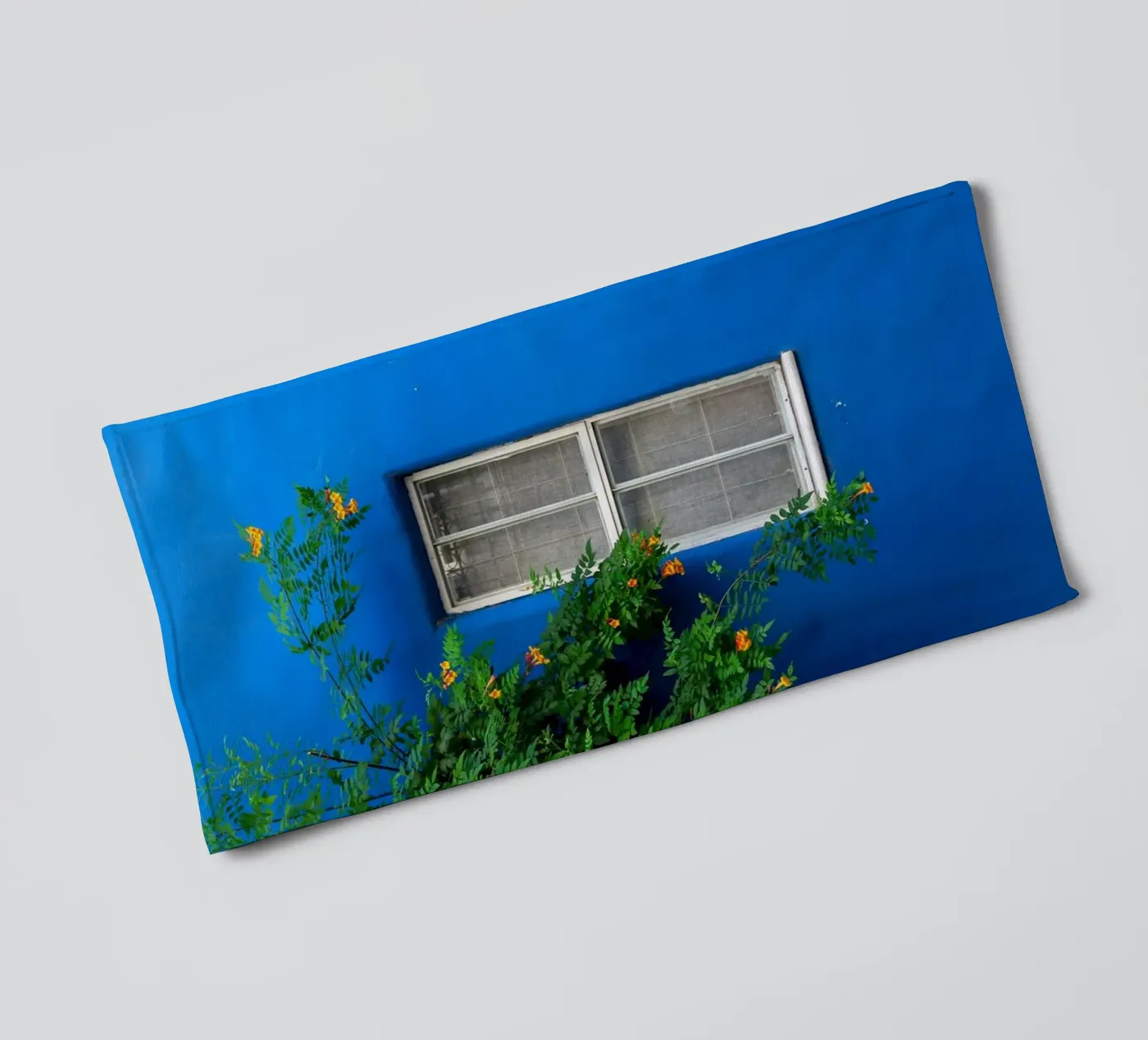 décorer simplement serviette de bain de Bleu
