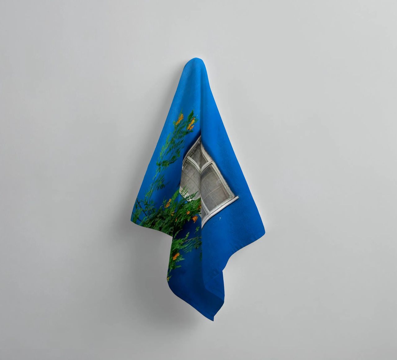 decorare in modo semplice asciugamano da bagno da Bleu