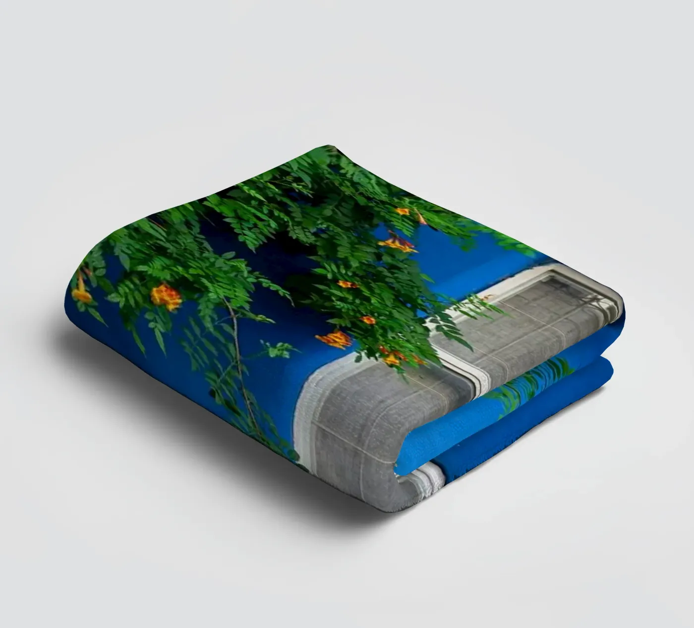 décorer simplement serviette de bain de Bleu