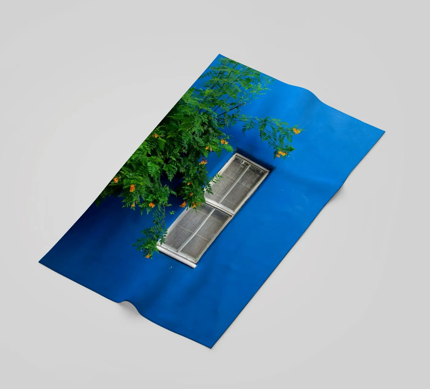 décorer simplement serviette de plage de Bleu