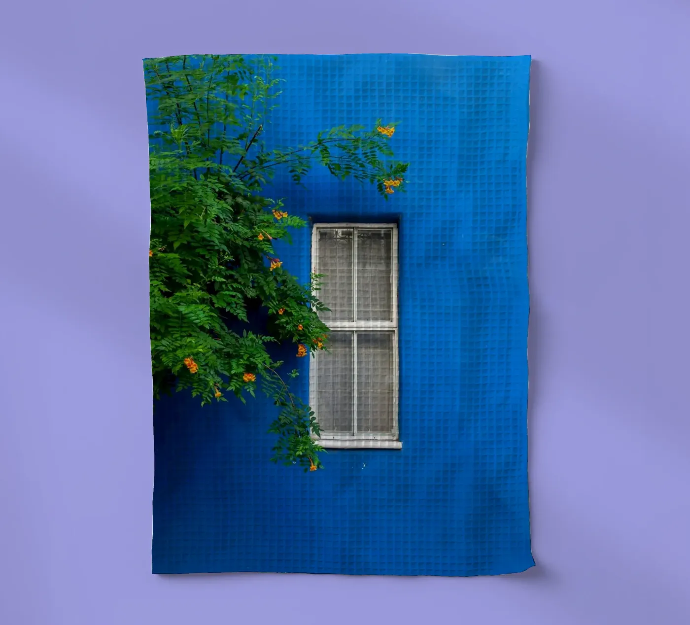 décorer simplement torchon de Bleu