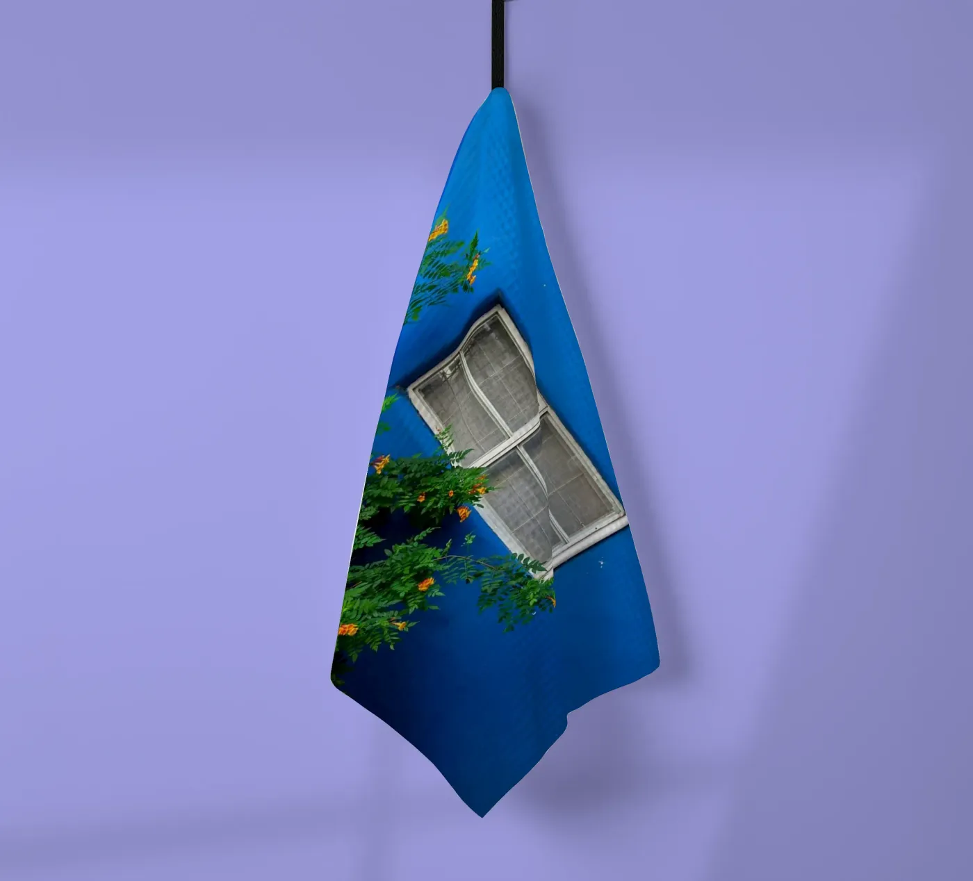 décorer simplement torchon de Bleu
