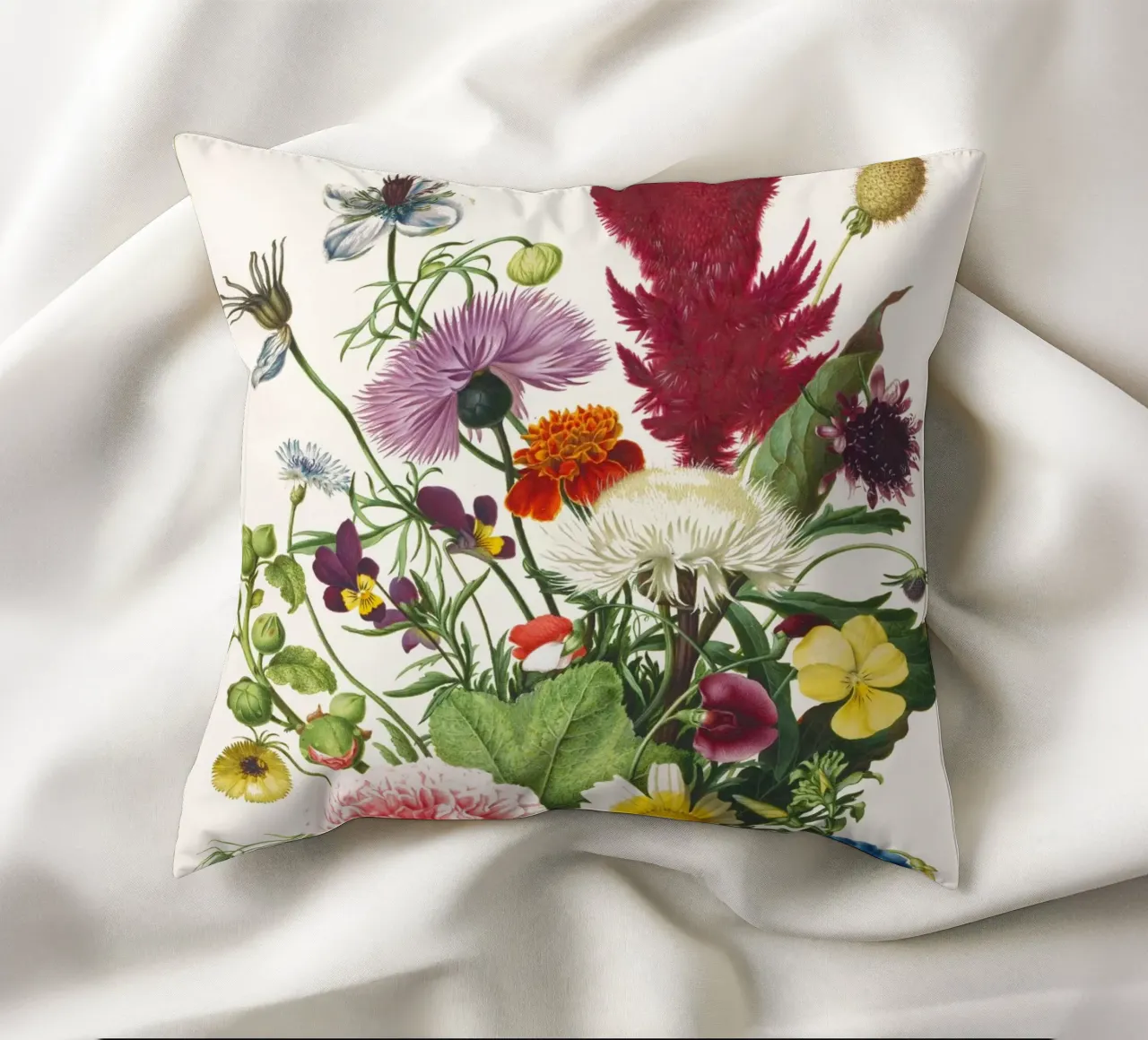 Bouquet di fiori cuscino da Pretty Flowers Vintage Botanicals
