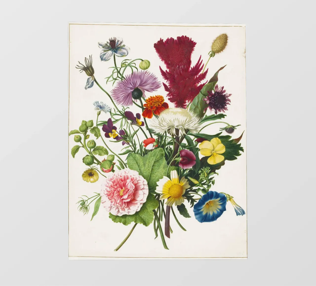Bouquet di fiori pellicola backlit da Pretty Flowers Vintage Botanicals