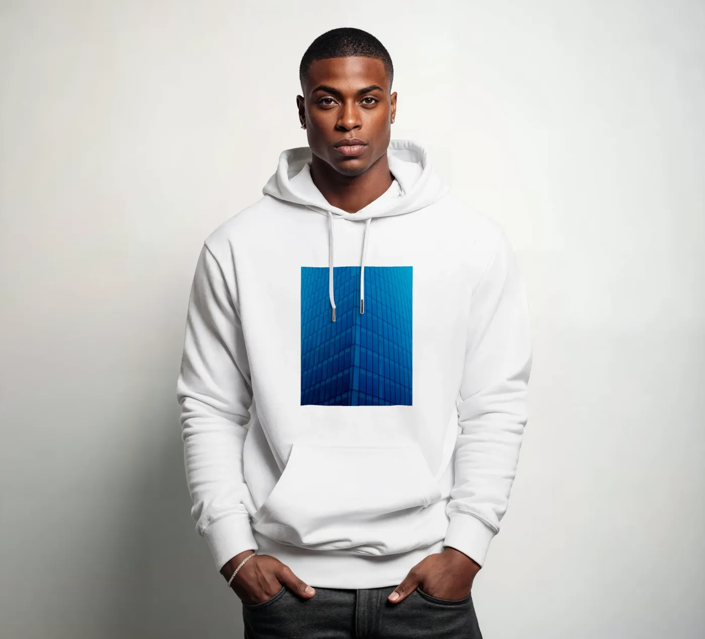 architettura edificio felpa con cappuccio da Bleu