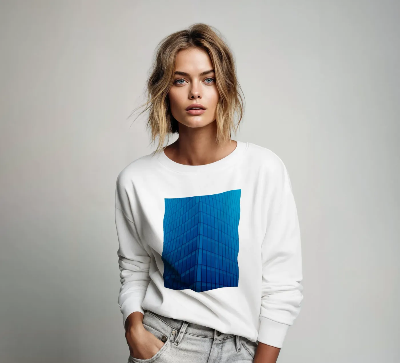 architecture building sweatshirt by Bleu