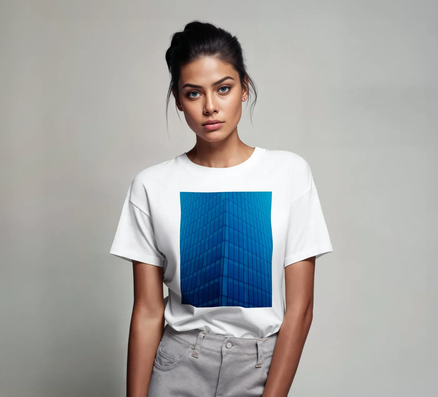architettura edificio t-shirt da Bleu