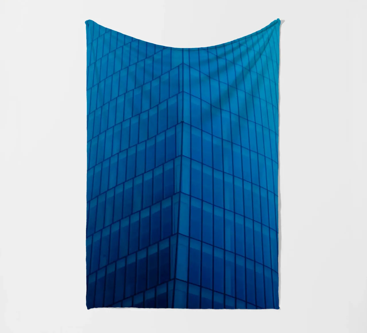 architecture building fleece blanket by Bleu