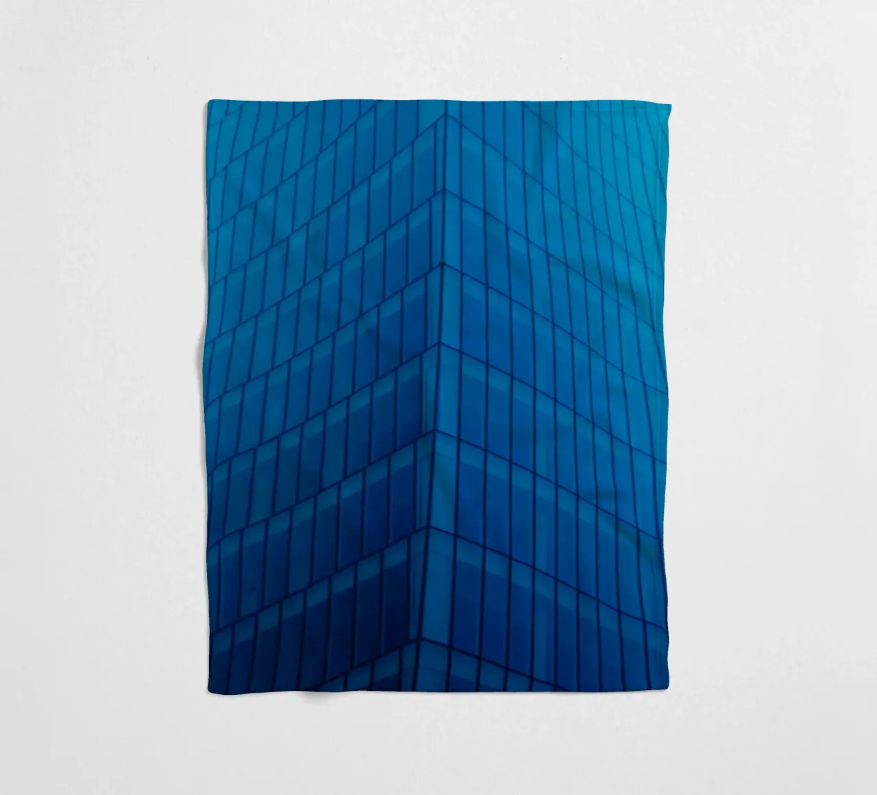 architecture building fleece blanket by Bleu