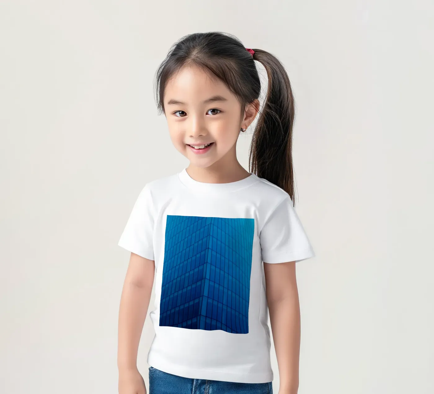 architecture building t-shirt bambini da Bleu