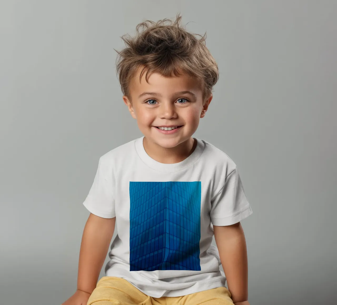 architettura edificio t-shirt bambini da Bleu