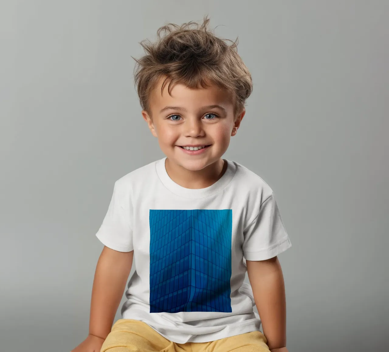 architettura edificio t-shirt bambini da Bleu