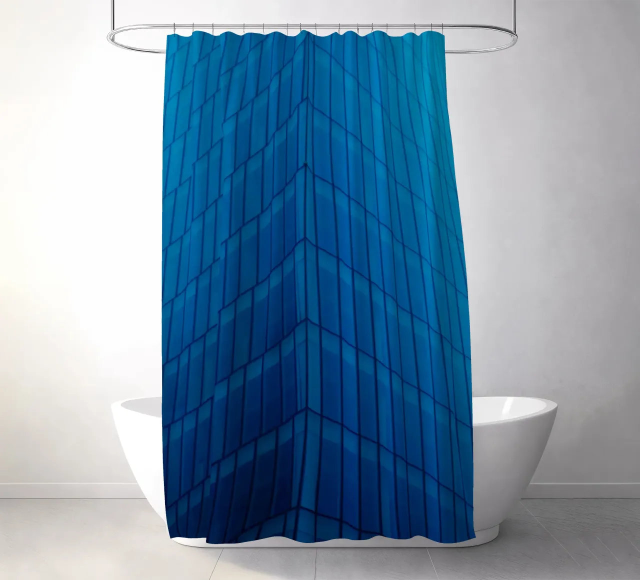 architecture building shower curtain by Bleu