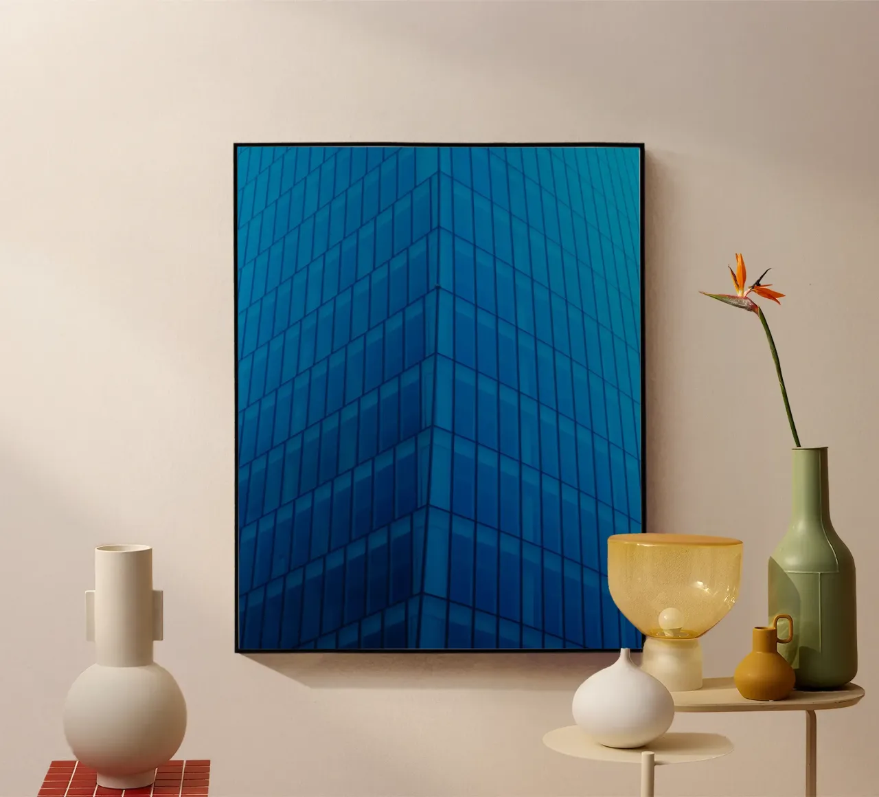 architettura edificio plexiglass da Bleu