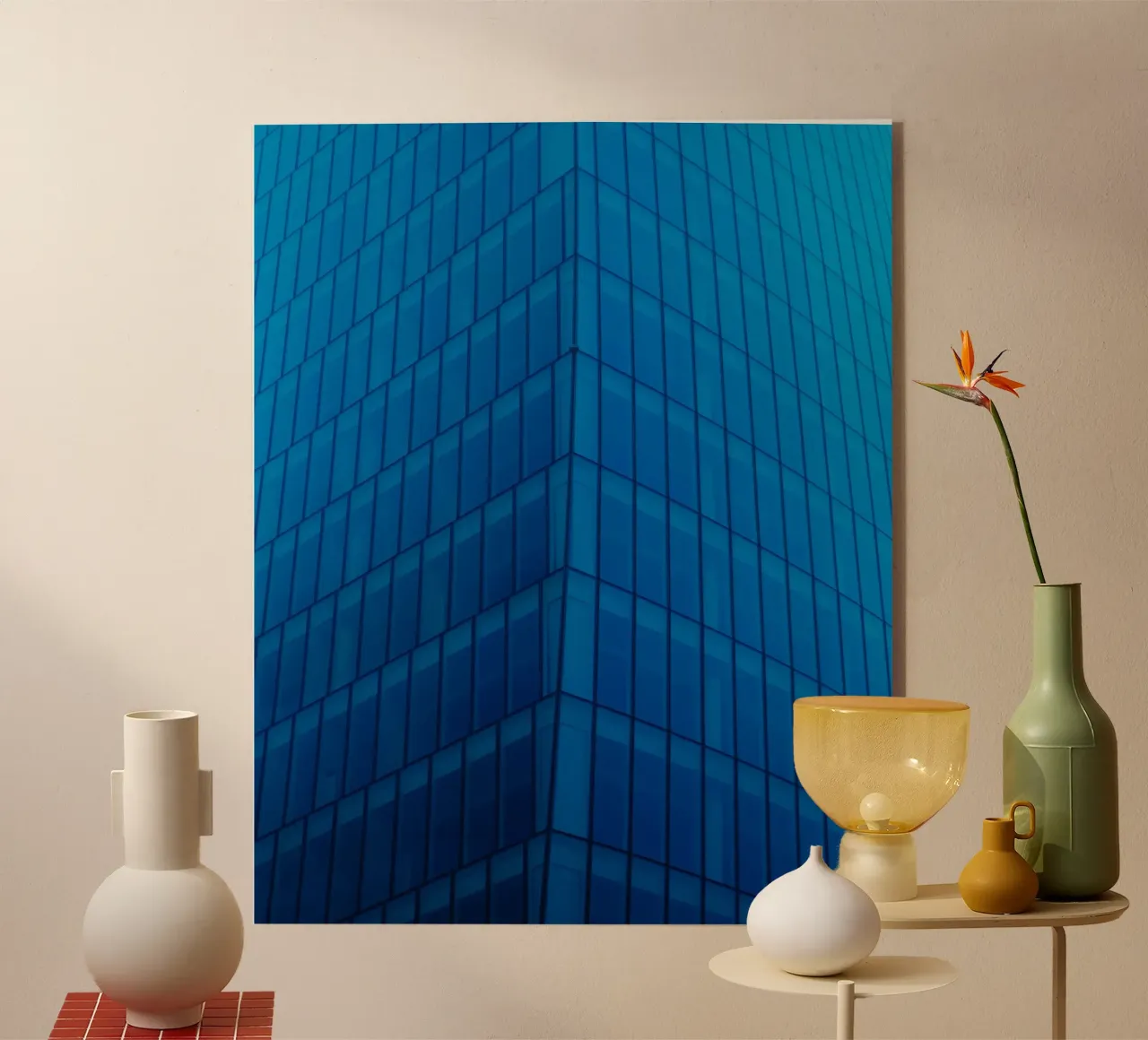 architettura edificio plexiglass da Bleu