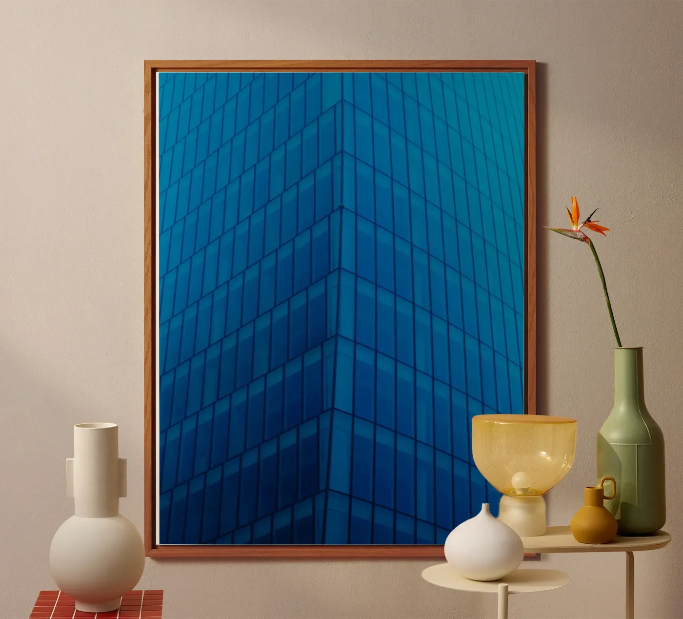 Architekturgebäude Forex-Platte von Bleu