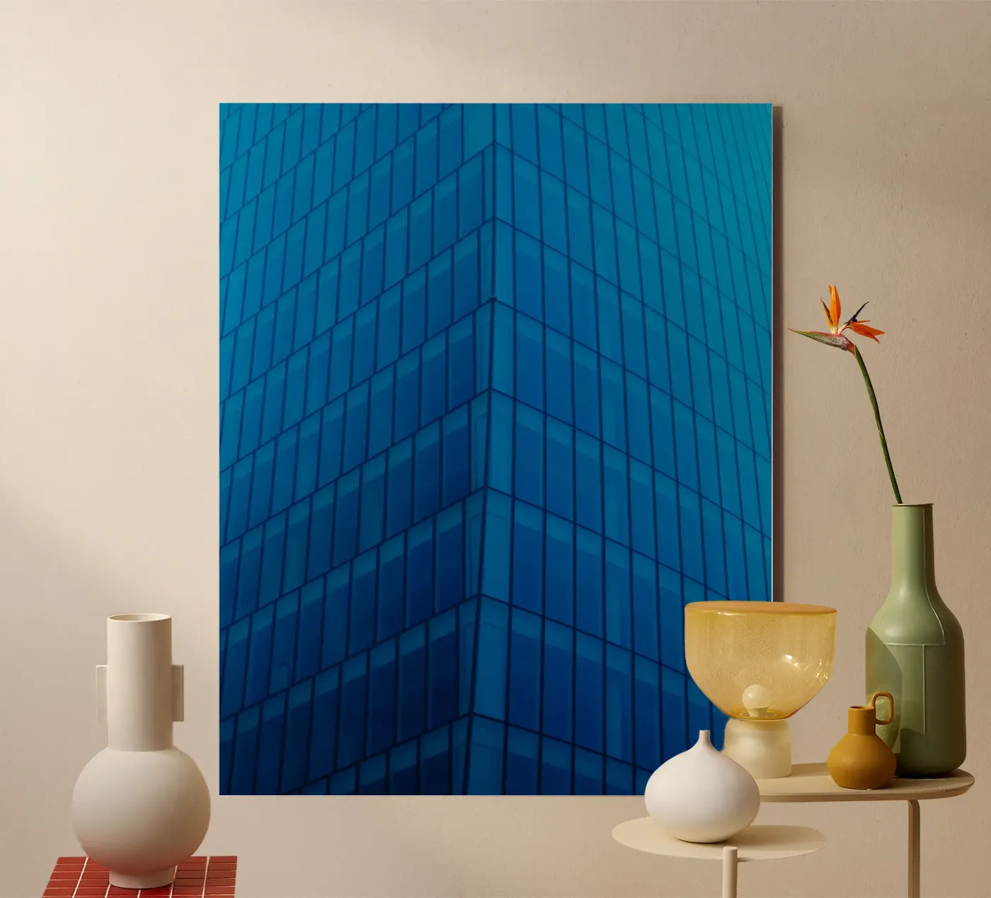 Architekturgebäude Forex-Platte von Bleu