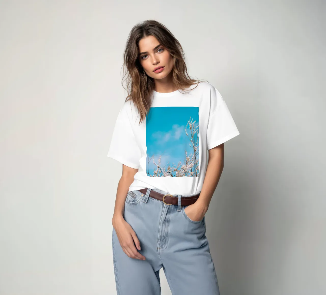 fiori di stagione t-shirt da Bleu