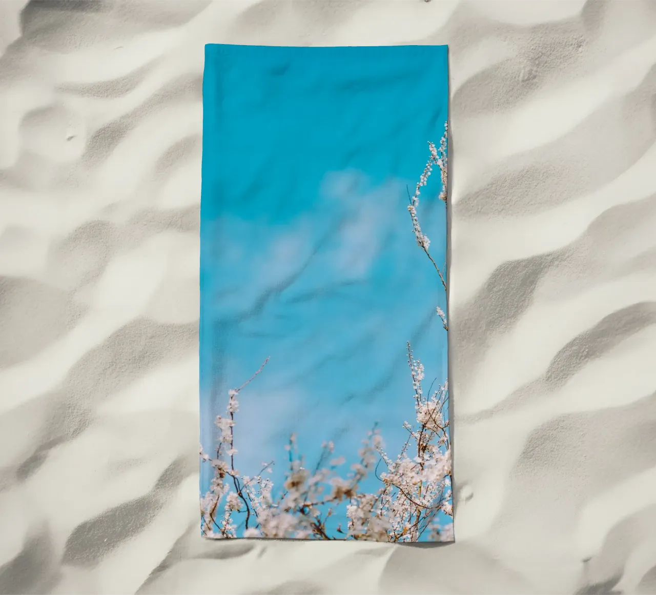 fiori di stagione telo mare da Bleu