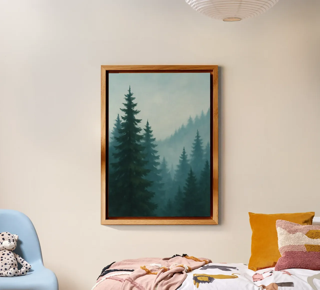 Misty Evergreen Silence pannello forex da Mosaic Dialogue