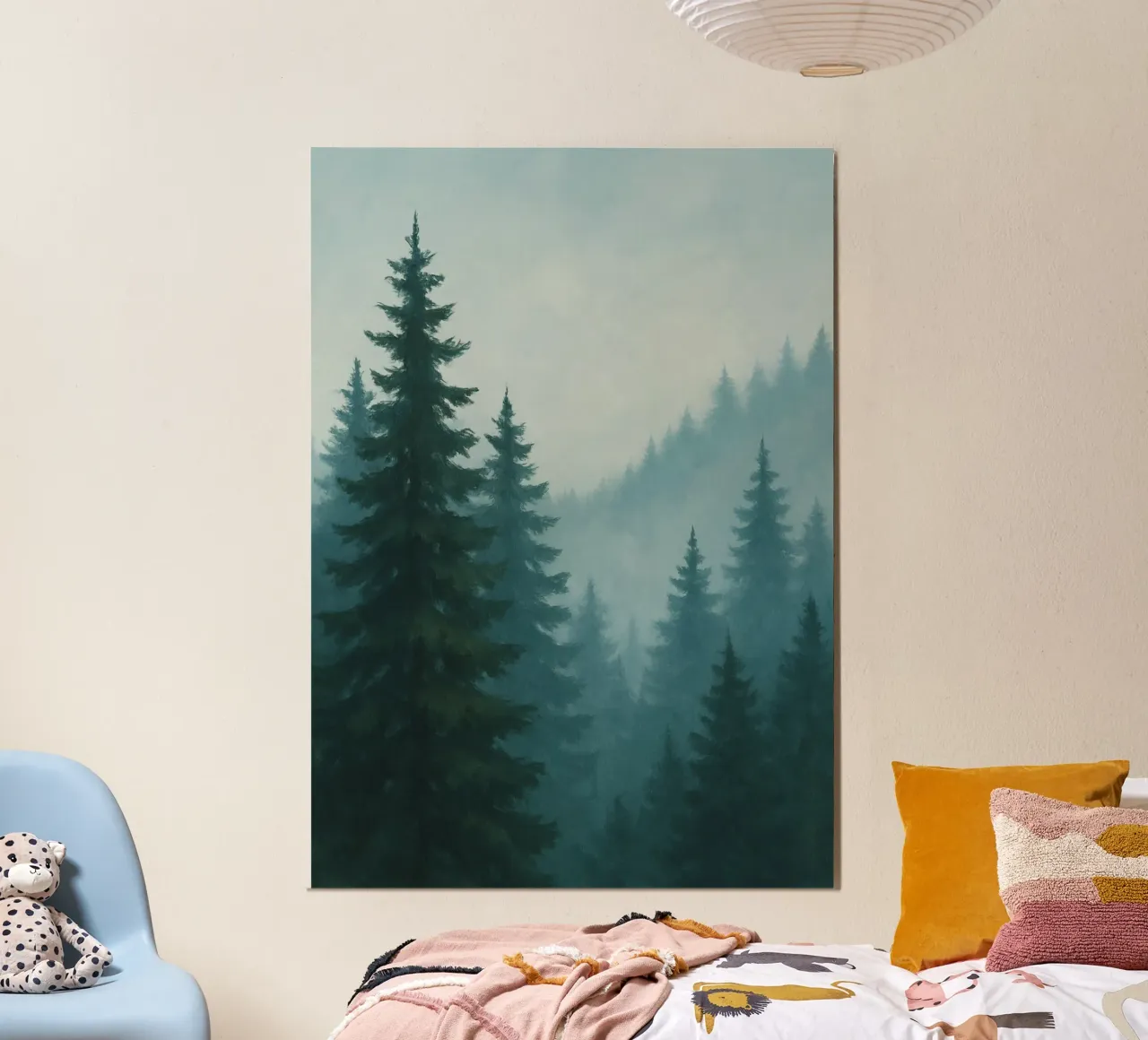Misty Evergreen Silence pannello forex da Mosaic Dialogue