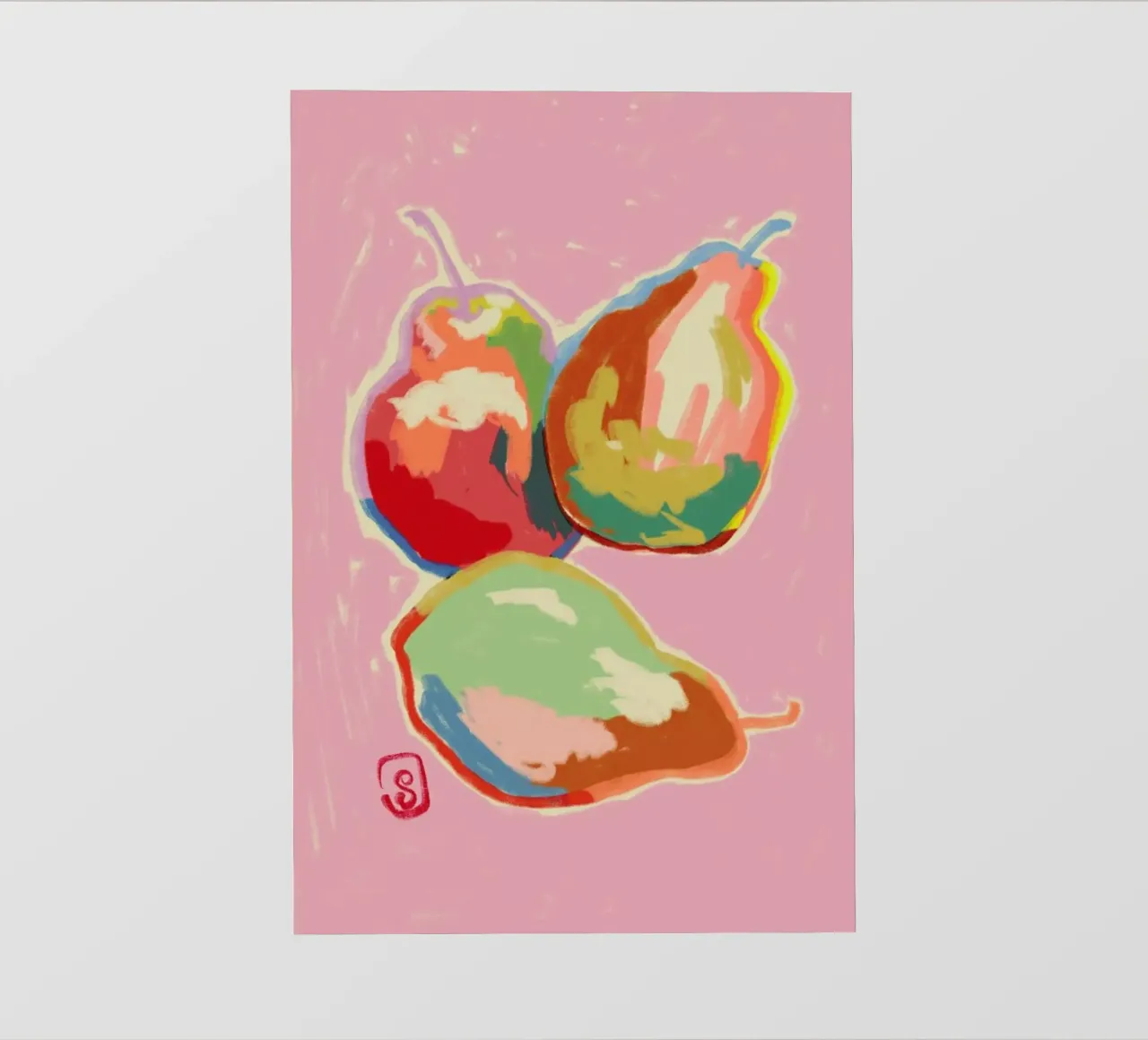 Perfect Pears pellicola backlit da Sandra Poliakov