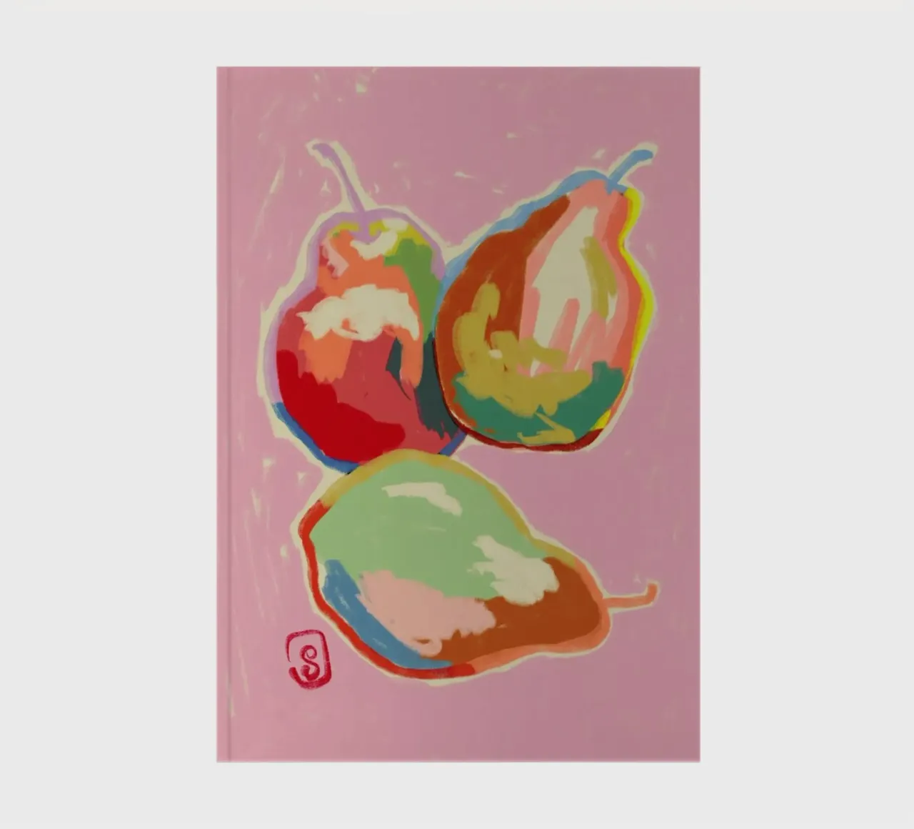 Perfect Pears notebook by Sandra Poliakov