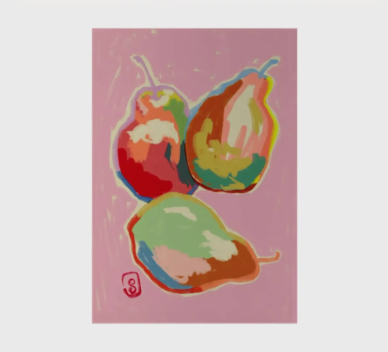 Perfect Pears notebook by Sandra Poliakov
