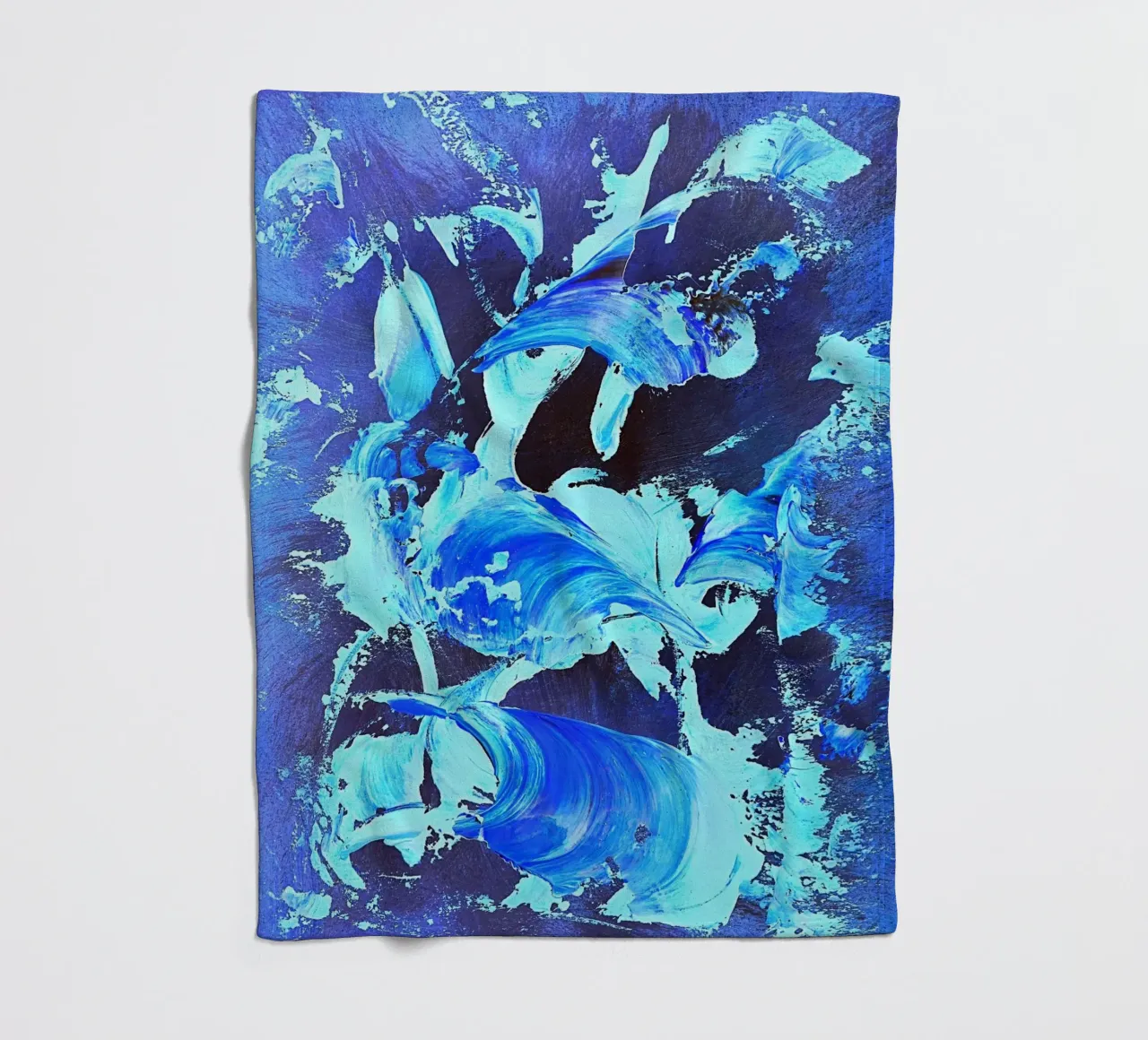 IDEAL GIFT 31 invers. coperta in pile da Thierry Vobmann Abstract painting
