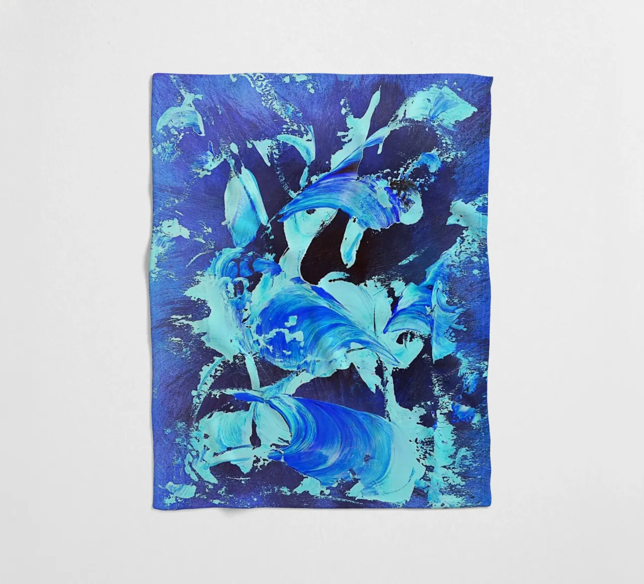 IDEAL GIFT 31 invers. coperta in pile da Thierry Vobmann Abstract painting