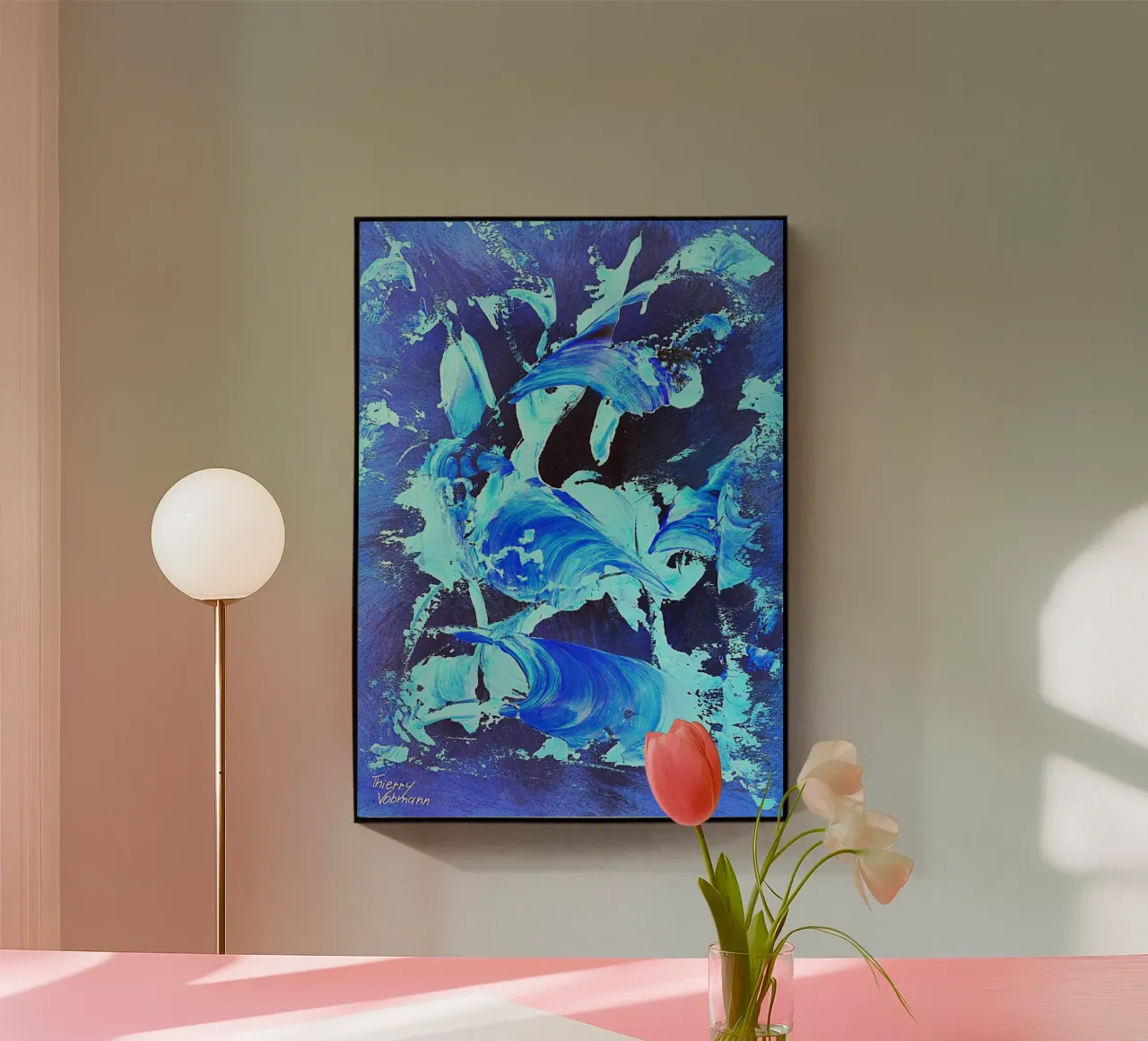 IDEAL GIFT 31 invers. metacrilato de Thierry Vobmann Abstract painting