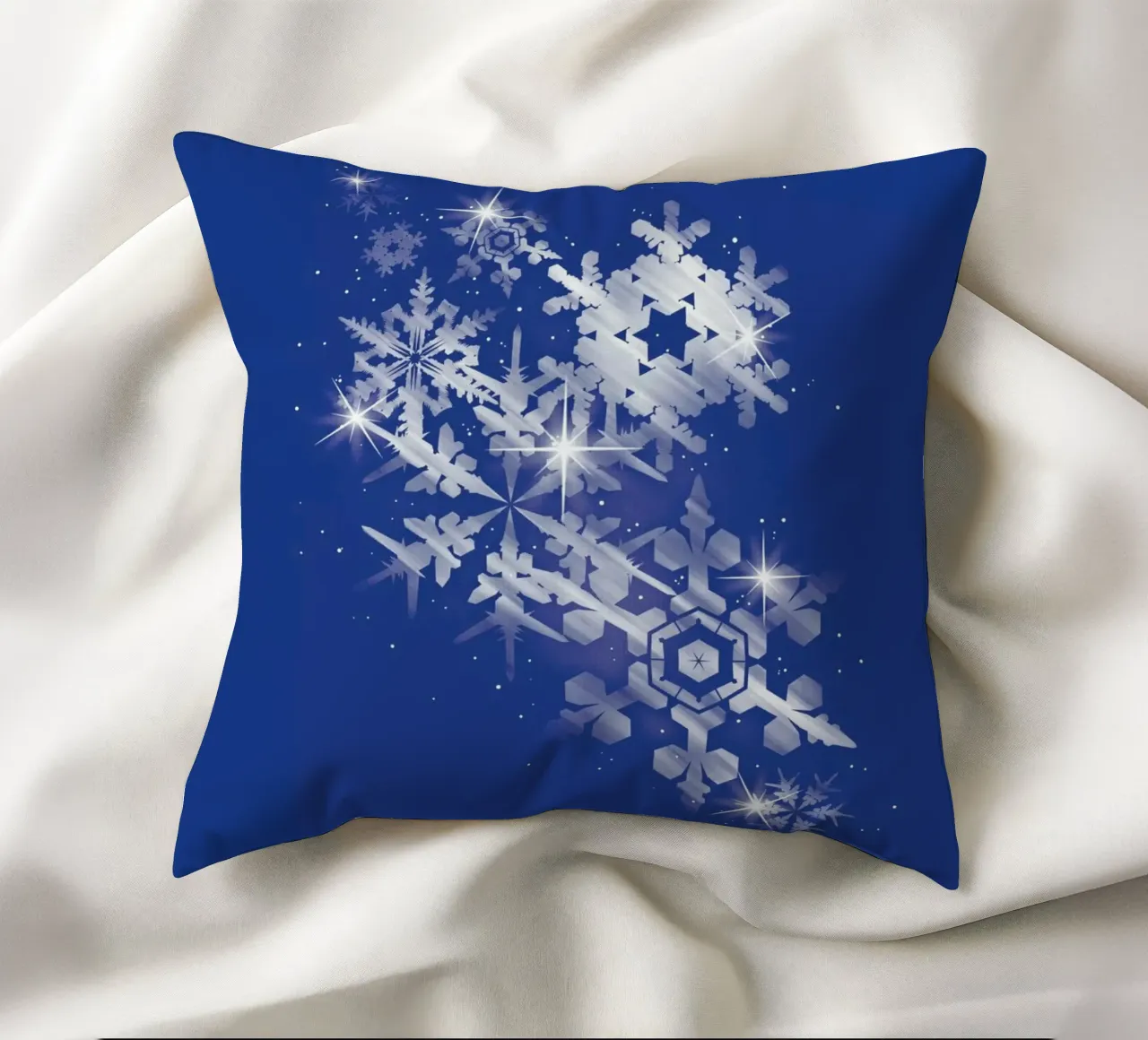 Snowflakes of hope cuscino da Tobe Fonseca